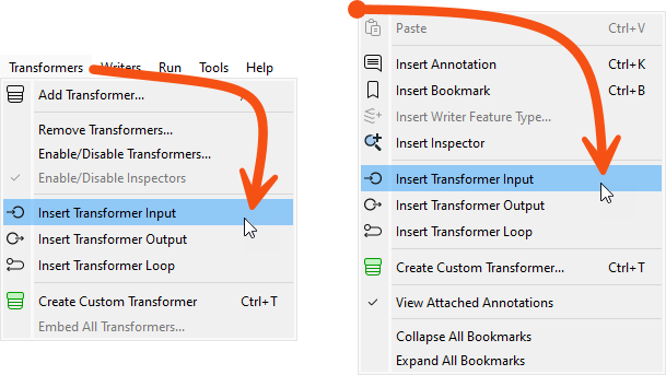 Adding input ports